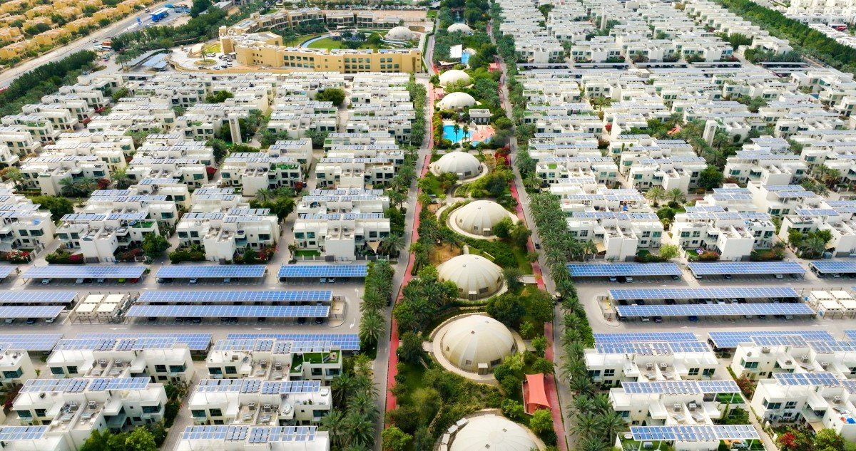 Carbon footprint report development for The Sustainable City in Dubai UAE.